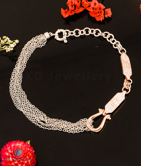 Buy American Diamond Rose Gold Bracelet Online